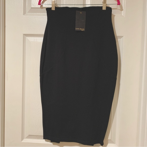 Laura Byrnes Pinup Couture Black Fitted Wiggle Pencil Skirt 2014 Size Small NWT - Picture 5 of 14